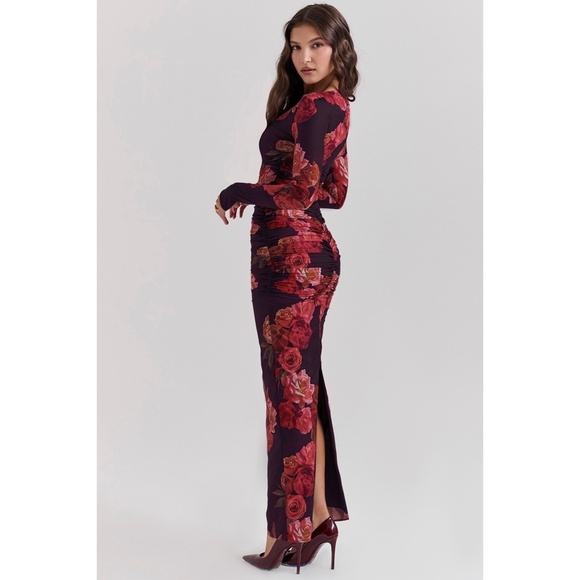 NEW House of CB Lanetta Romantic Floral Maxi Dress Small - Picture 4 of 11